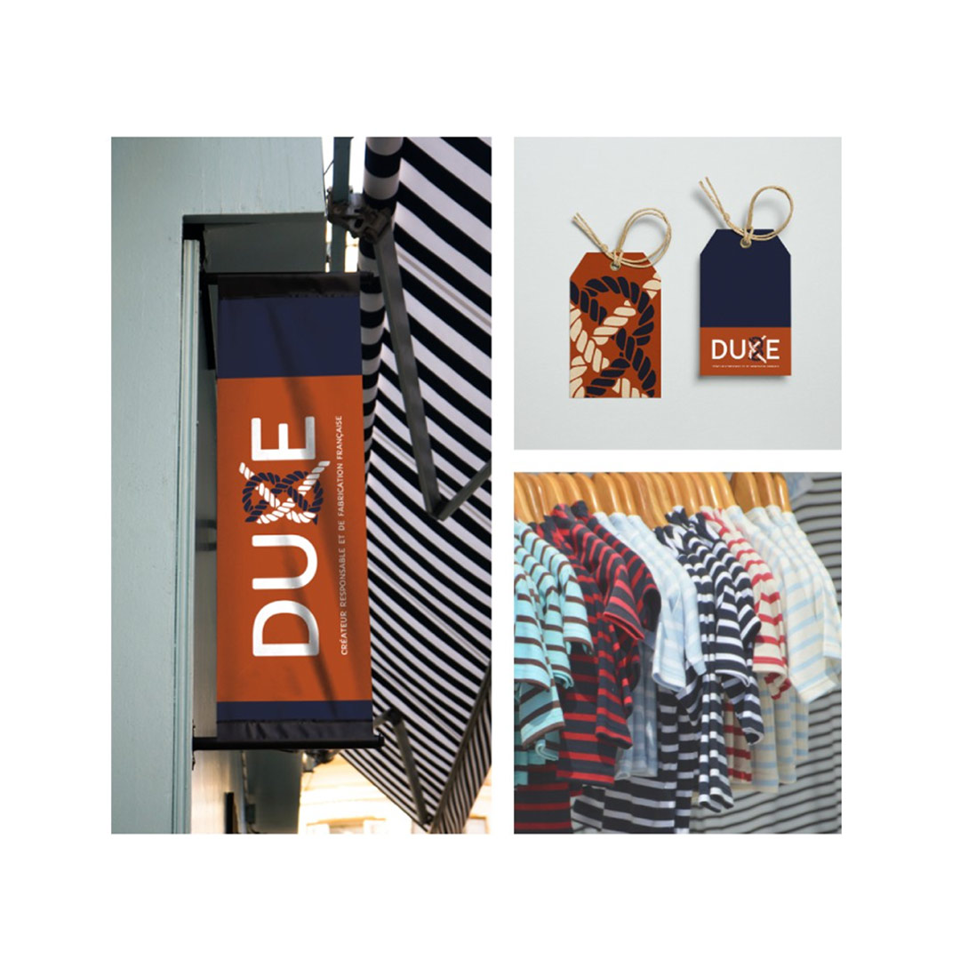 DUKE création Mln Design branding design DUKE création Mln Design branding design