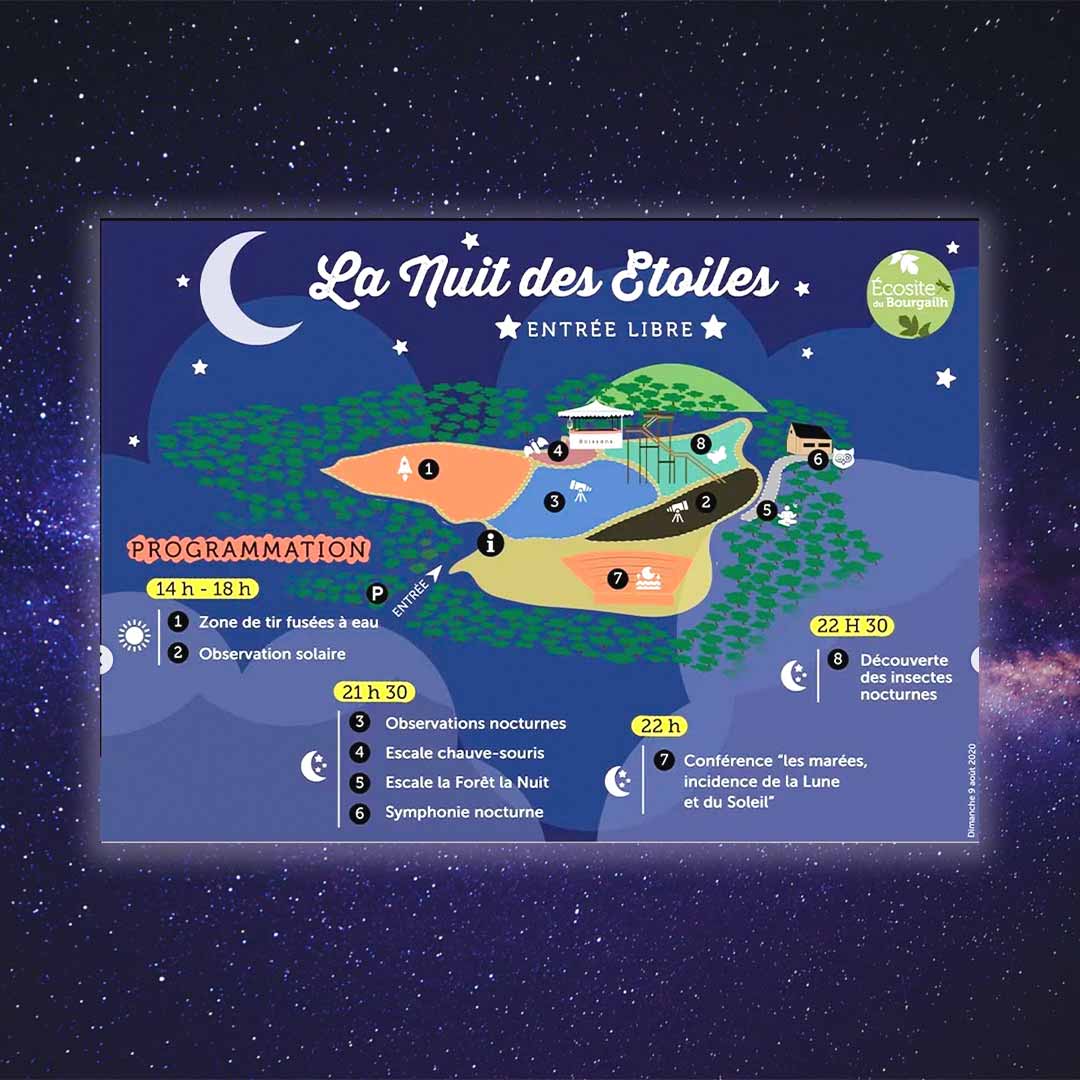 Forêt du Bourgailh Nuit des Etoiles MLNDESIGN Forêt du Bourgailh Nuit des Etoiles MLNDESIGN