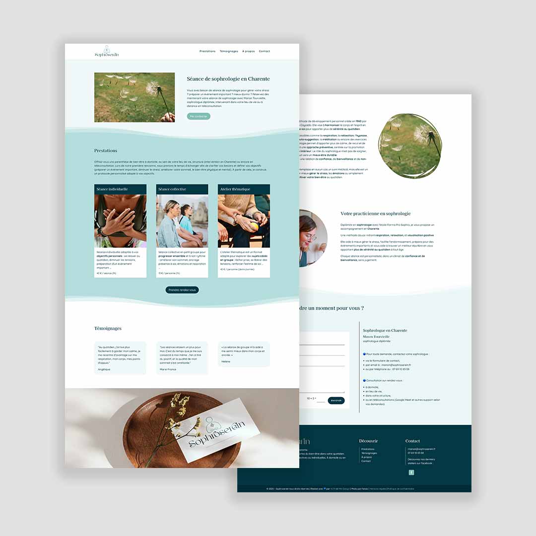 Site internet Sophroserein Mln Design Site internet Sophroserein Mln Design