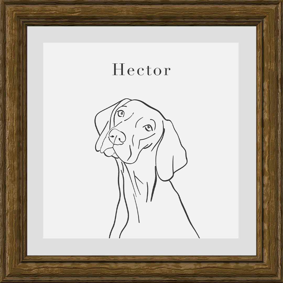 portrait chien personnalisé MLN Design_ portrait chien personnalisé MLN Design_